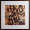 The Beatles Rock 'n' Roll Music 1976 framed album sleeve - collage inner artwork from Capitol compilation
