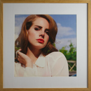 Lana Del Rey Born to Die 2012 framed album sleeve - iconic blue sky portrait photograph